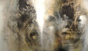 Light behind voices, 123 x 133 cm, Oil on canvas, 2013. Fernando Velazquez