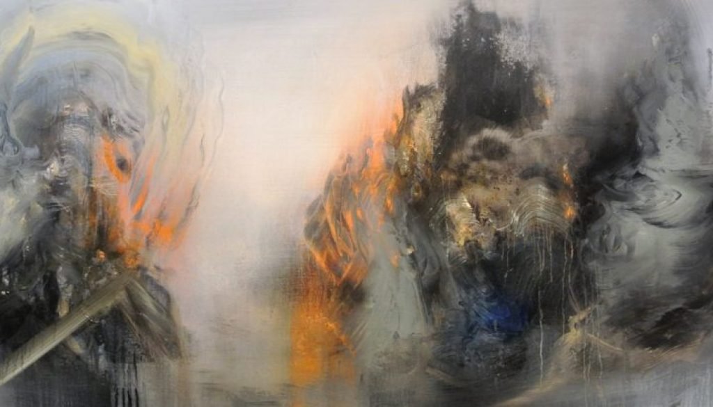 Distant Light - 50 x 120 cm, Oil on canvas, 2017