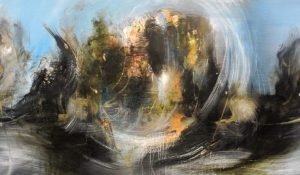 Moving Shadows - 50 x 120 cm, 2017, Oil on canvas