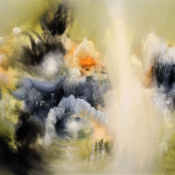 Divided by Light, 60 x 80 cm, Oil on canvas, 2023